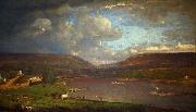 George Inness On the Delaware River painting